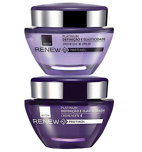 Kit Renew Platinum Dia E Noite 50 grs cada , Avon