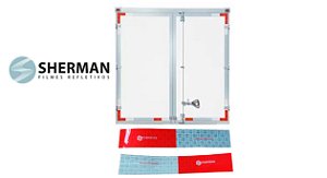 KIT FAIXA REFLETIVA DIREITO E ESQUERDO SHERMAN DAILY BOXER DUCATO