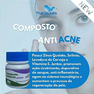 Composto Antiacne 600mg 30caps