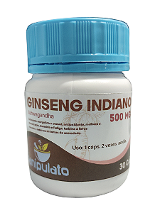 Ginseng Indiano (Ashwagandha), 500mg, 30caps