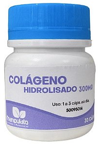 Colágeno Hidrolisado 300mg 30caps