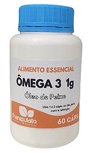 Ômega 3, 1g, 30/60caps