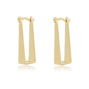 Brinco MyTime Argola Folheado a Ouro 18k FBR0033