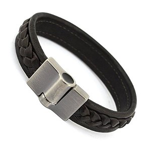 Bracelete Couro Masculino PL234