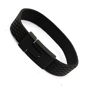 Bracelete Couro Masculino PL232