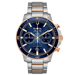 Relógio Bulova Masculino Quartz Marine Star 98B301