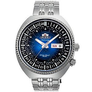 Relógio Orient  Masculino Automático WORLD MAP RA-AA0E03L19B D1SX