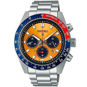 Relógio Seiko Masculino Solar Prospex SpeedTime Reinterpretação Pogue SSC947P1