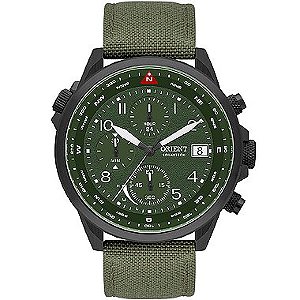 Relógio Orient  Masculino ST Elite Land Solartech Aviador  MPSNC006E2EX