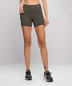 Short Bolso Lateral- Verde Musgo
