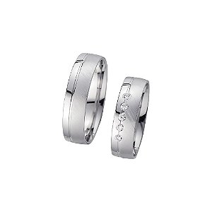 Aliança Roseau - Prata 950