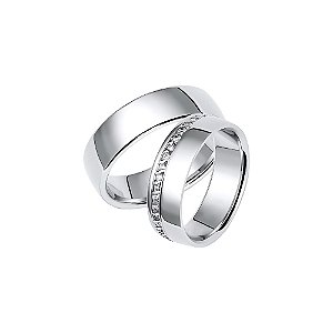 Aliança Kingston - Prata 950