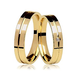 Aliança Argel - Ouro 18k