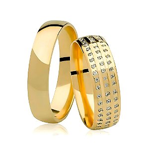 Aliança Essuatíni - Ouro 18k