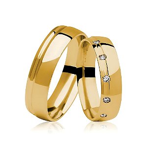 Aliança Noruega - Ouro 18k