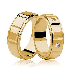 Aliança Luxemburgo - Ouro 18k