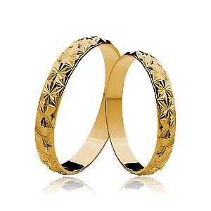 Aliança Benim - Ouro 18k