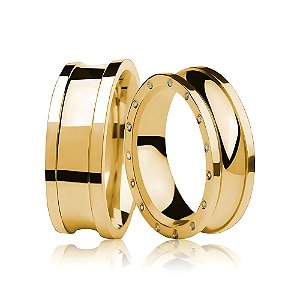 Aliança Roma - Ouro 18k