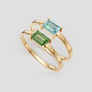 Anel Aurora Horizonte - Ouro 18k