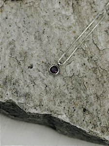 Colar Aura - Rodolita