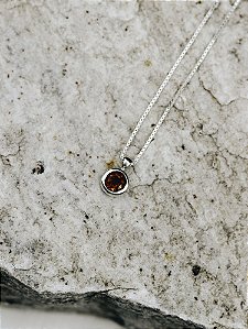 Colar Aura - Citrino Escuro