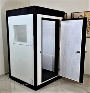 Cabine Estúdio Premium Deluxe - 1,30 x 1,30 x 2,00 Medida Externa: (C X L X A)