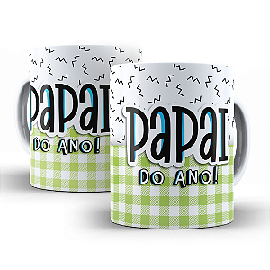 Caneca Dia dos Pais Personalizada de Porcelana para Presente Xícara Feliz