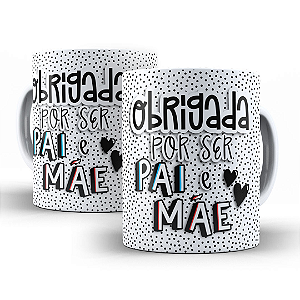 Caneca Dia dos Pais Personalizada de Porcelana para Presente Xícara Feliz