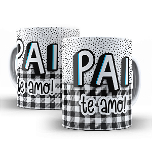 Caneca Dia dos Pais Personalizada de Porcelana para Presente Xícara Feliz