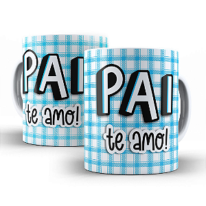 Caneca Dia dos Pais Personalizada de Porcelana para Presente Xícara Feliz