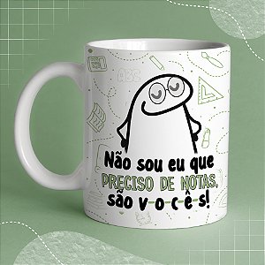 Caneca Dia dos Professores Flork de Cerâmica para Presente