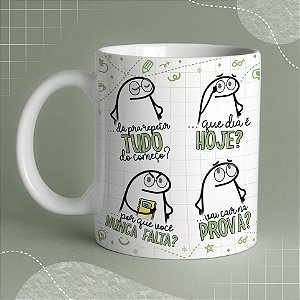 Caneca Dia dos Professores Flork de Cerâmica para Presente