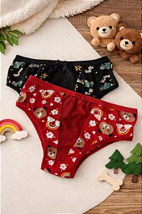 Kit 2 Calcinha infantil Louise