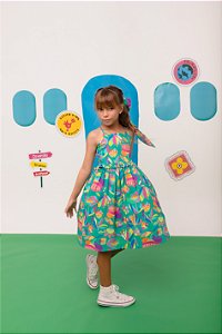 VESTIDO INFANTIL CONFORT FLORAL