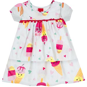 Vestido sorvetinha kids