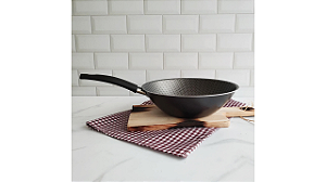 Panela Wok Multiflon Antiaderente Oriental 28cm - Grafite