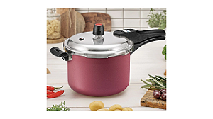 Panela de Pressão Panelux Antiaderente 4,5L Premium Fechamento Externo - Cereja