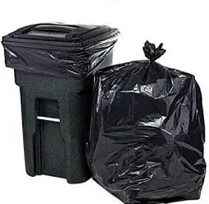 Saco de lixo 75x90 preto 100 lts / Leve / 20 un