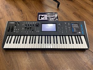 Teclado Yamaha MODX 6 + Caixa e Manuais + Pack de Timbres - Produto Seminovo