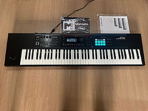 Teclado Sintetizador Roland Juno DS 76 + Manuais - Produto Seminivo