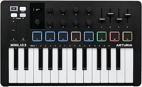 Teclado Controlador MIDI Arturia Minilab 3 - Produto Novo