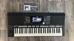 Teclado Arranjador Profissional Yamaha PSR S 975 - Produto Seminovo