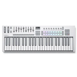 Controlador MIDI USB Launchkey 49 MK4 White - Produto Novo