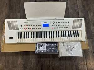 Teclado Arranjador Roland BK 3 White - Produto Seminovo