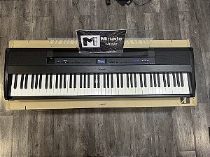 Piano Digital Profissional Yamaha P 515 Preto + Caixa e Pedal Sustain - Produto Seminovo
