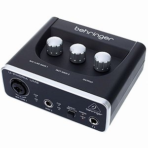 Interface de Áudio USB Behringer U-Phoria UM2 - Produto Novo