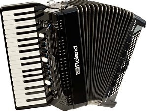 Acordeon Roland Elétrico FR 4X - Preto - Produto Novo