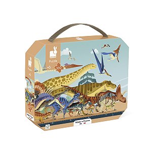 Quebra-Cabeça Panorâmico Dinossauros