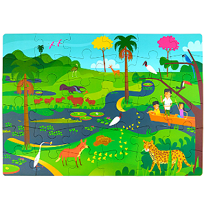 Quebra-cabeça Bichos do Pantanal