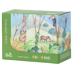 Quebra-cabeça Mata Atlântica (100 peças)